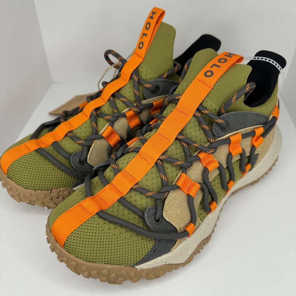 Holo Mens Hiking Sneakers 9.5 Green New Trail Gorpcore Utility Outdoor Trekking - Picture 4 of 10
